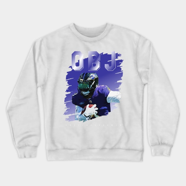 Odell Beckham Jr || OBJ Crewneck Sweatshirt by Aloenalone